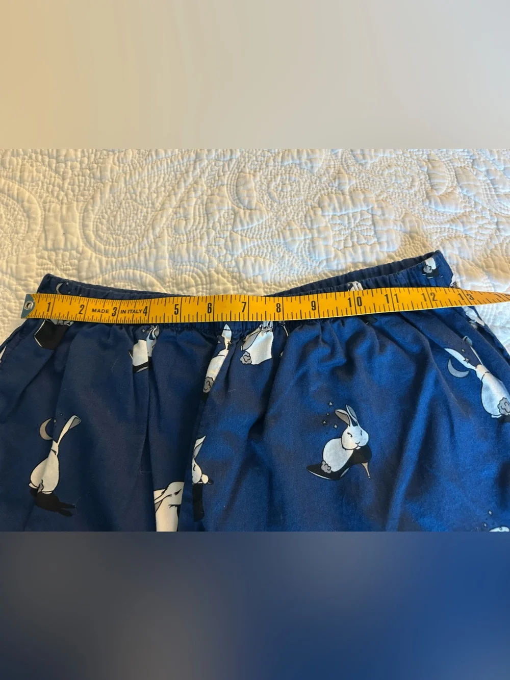 ♠️💙kate spade blue and white bunny print pajama set💙♠️